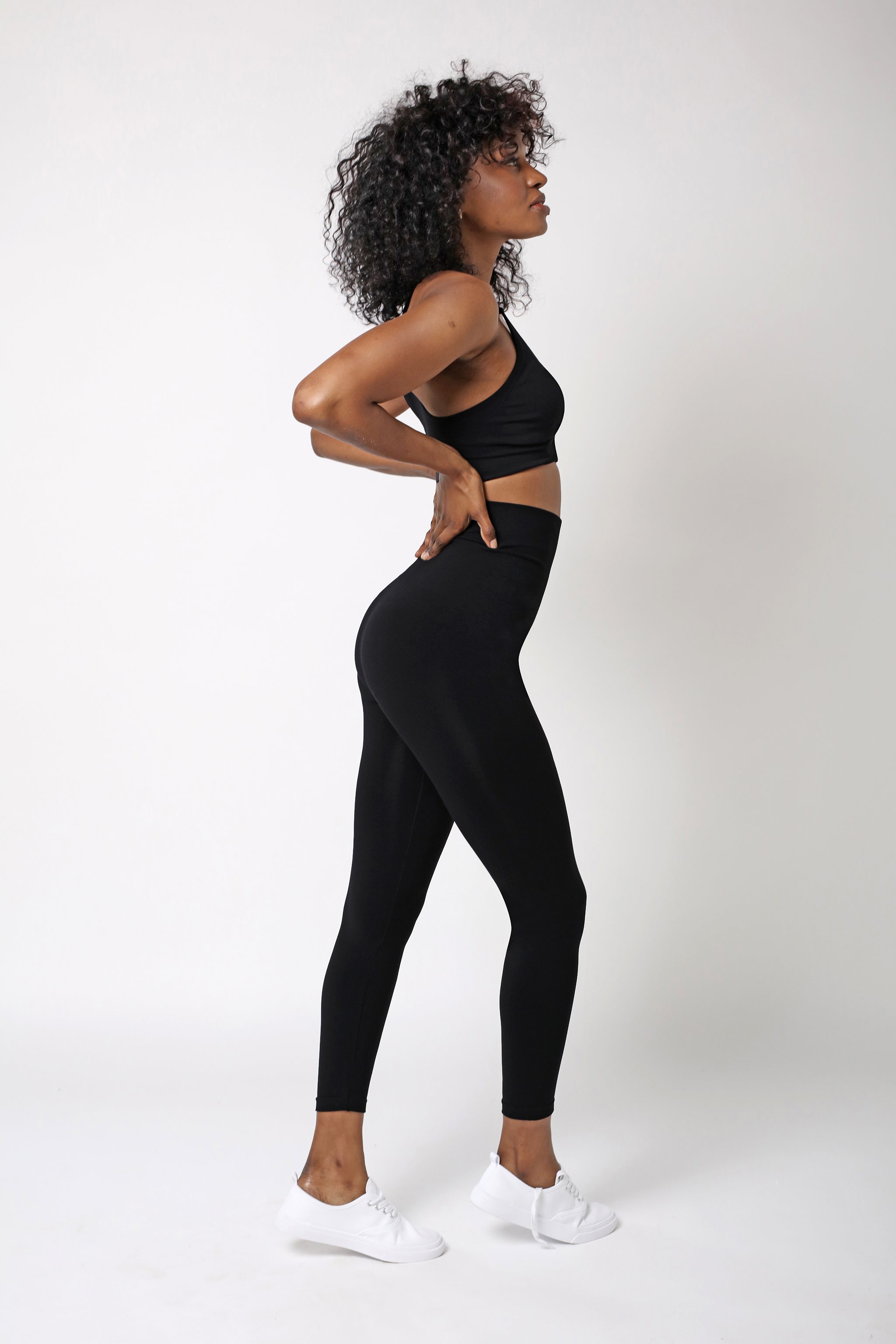 Legging taille haute - Noir