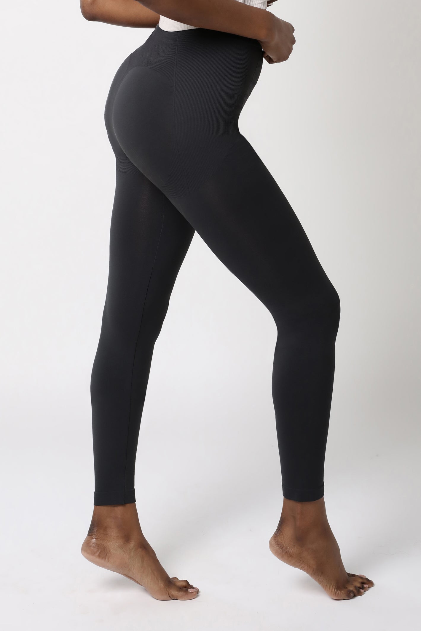 legging ventre plat gainant - Noir