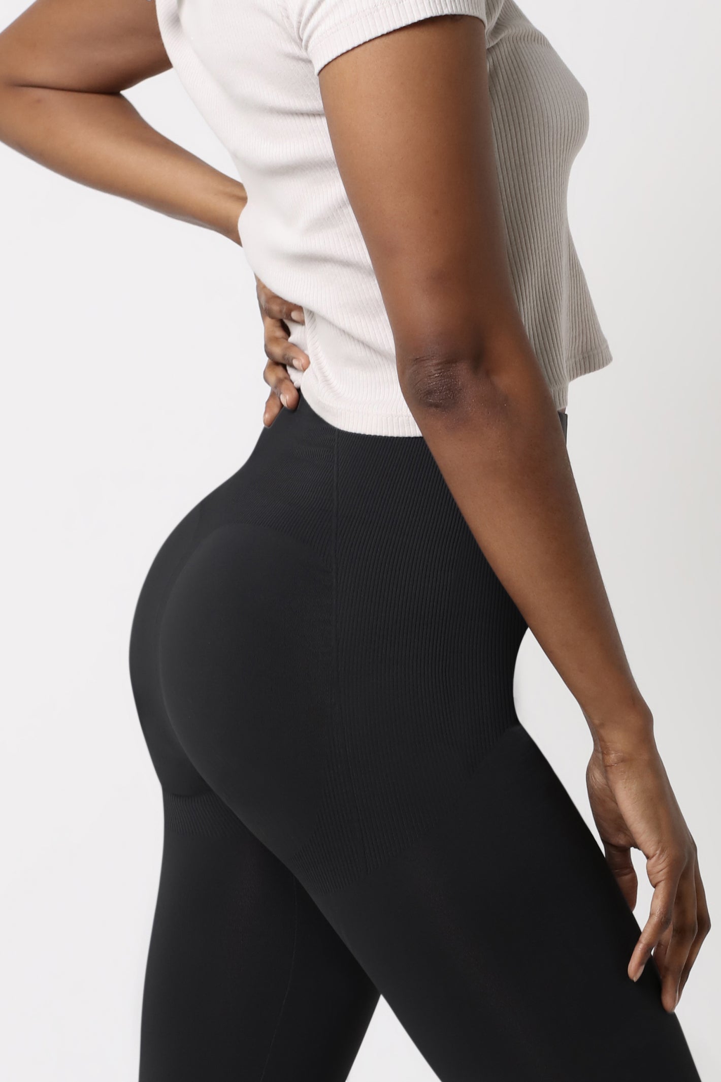 legging ventre plat gainant - Noir