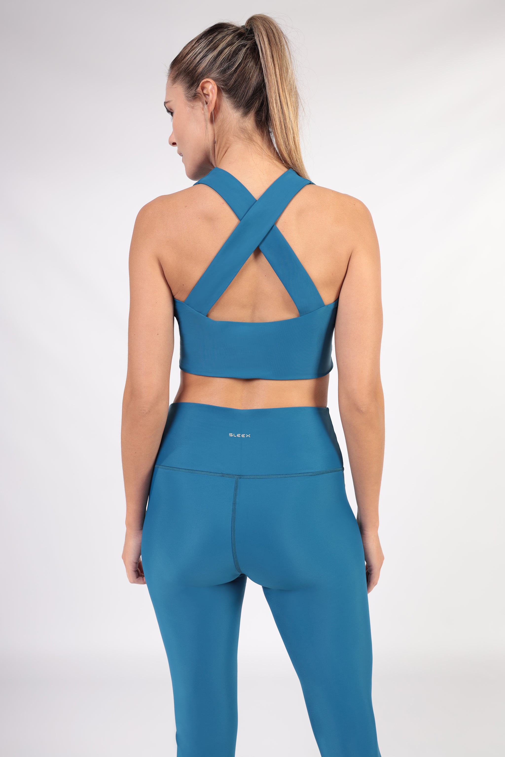 Brassière de sport durable - Aqua bleu