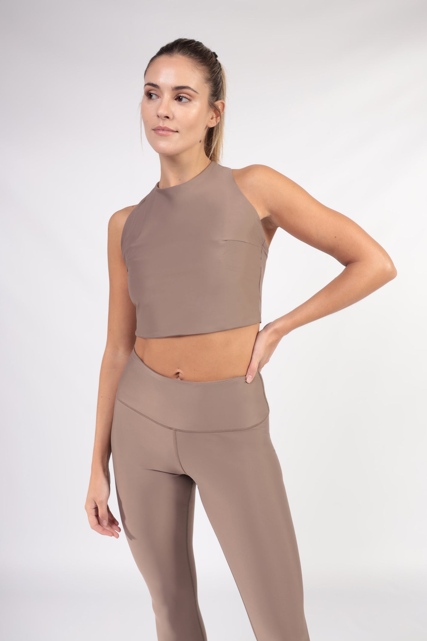 Brassière de sport durable - Taupe