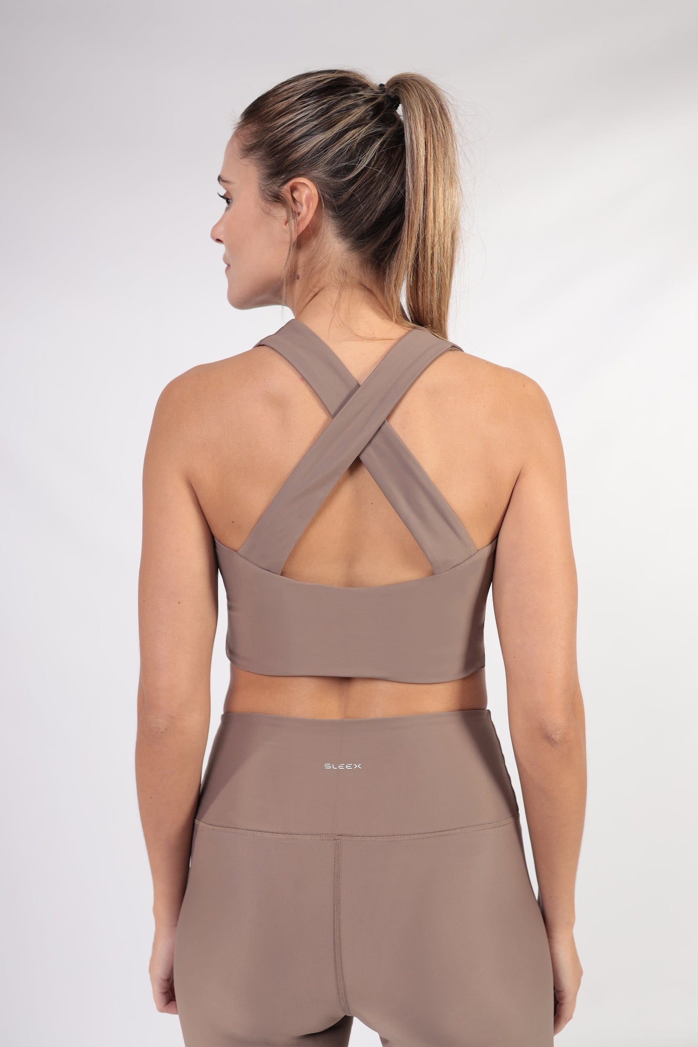 Brassière de sport durable - Taupe